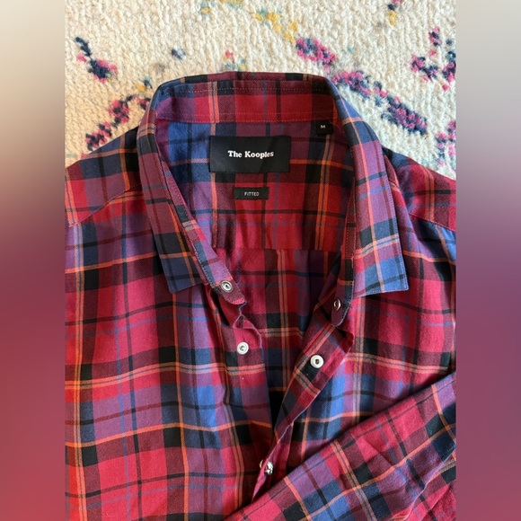 The Kooples Skull Button Down Slim Fit Size M - Picture 7 of 8